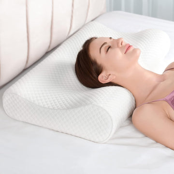 Luxury Memory Foam Pillow for Sleep, Neck Support & Cloud Comfort