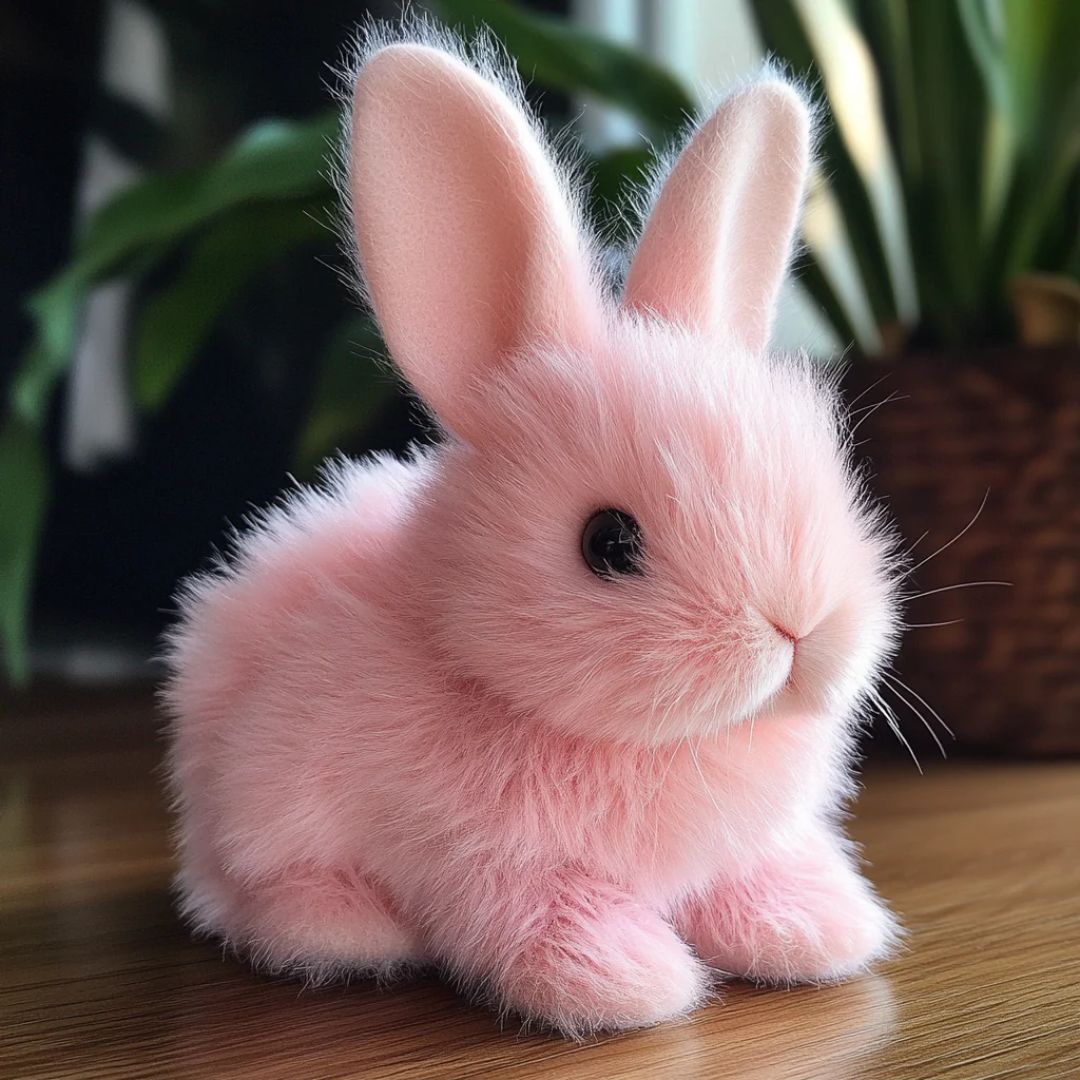 Realistic Plush Bunny | Gentle Interactive Toy