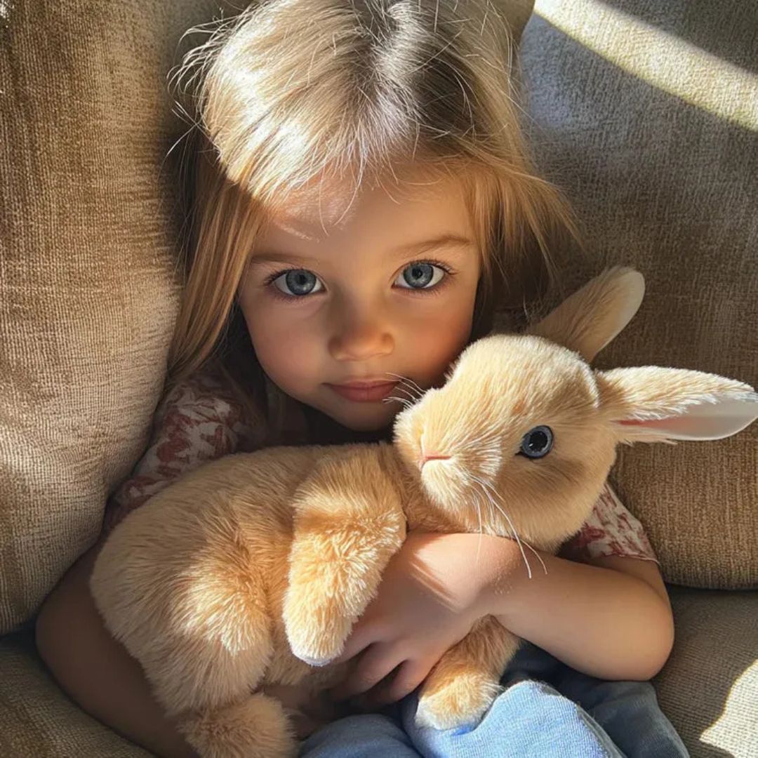 Realistic Plush Bunny | Gentle Interactive Toy