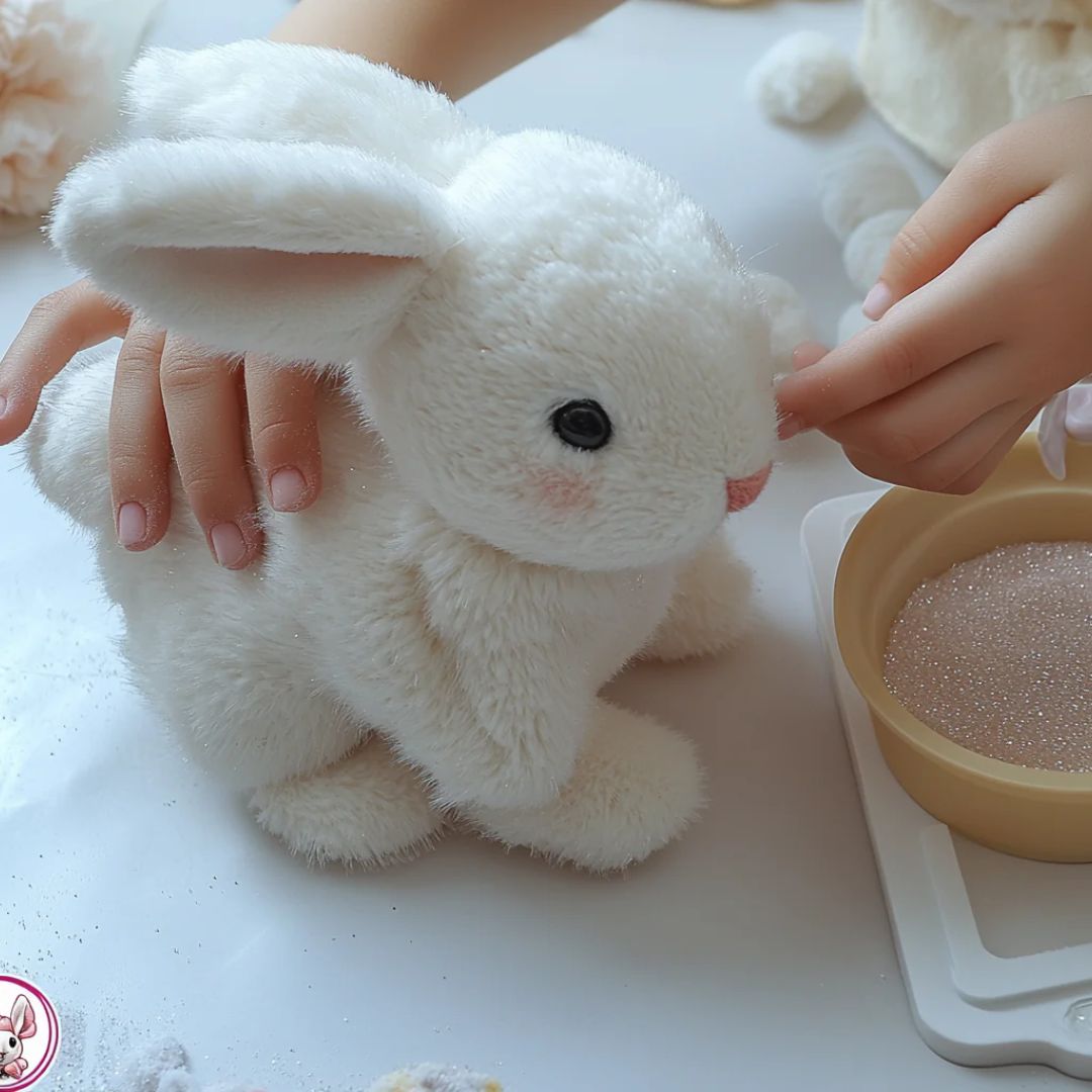 Realistic Plush Bunny | Gentle Interactive Toy