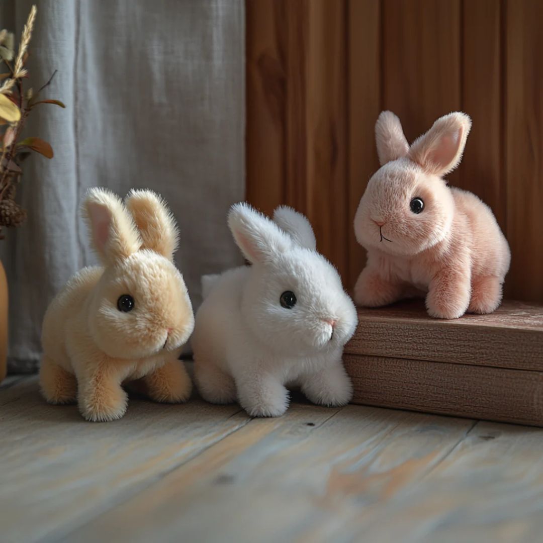 Realistic Plush Bunny | Gentle Interactive Toy