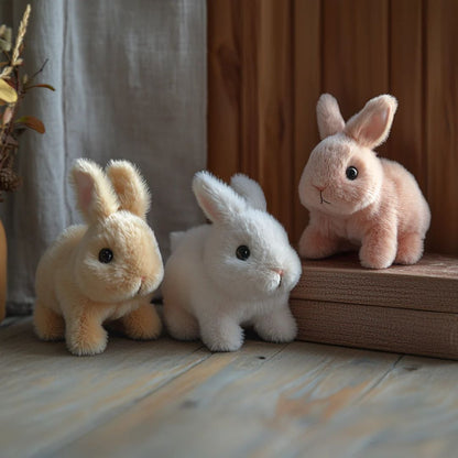 Realistic Plush Bunny | Gentle Interactive Toy