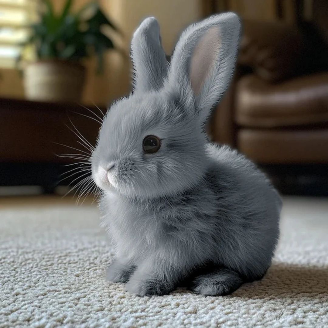Realistic Plush Bunny | Gentle Interactive Toy