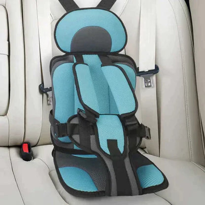 Portable Child Car Seat | Space-Saving, Padded Travel Seat
