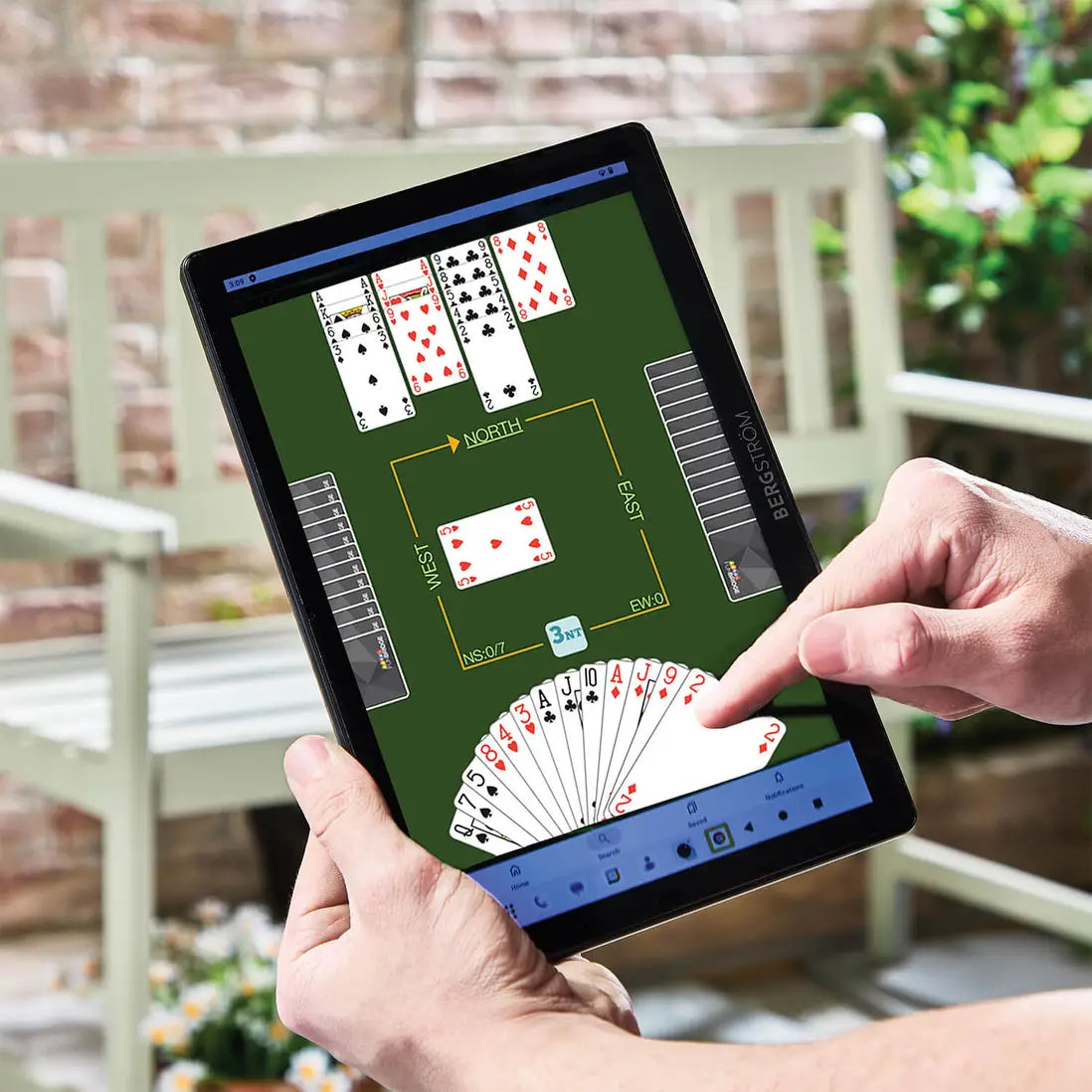 Easy-to-Use Tablet for Seniors – Built-In Stand & Dual Speakers