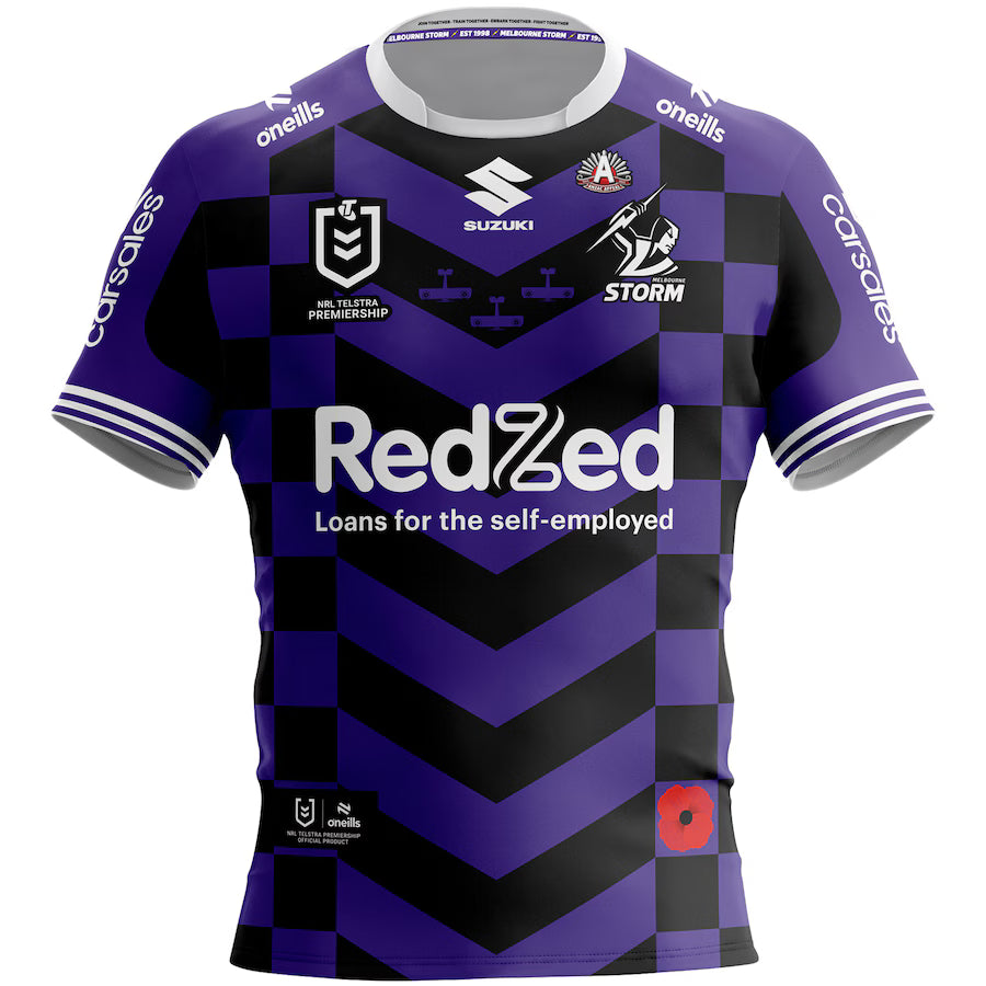 Maillot ANZAC Melbourne Storm 2025