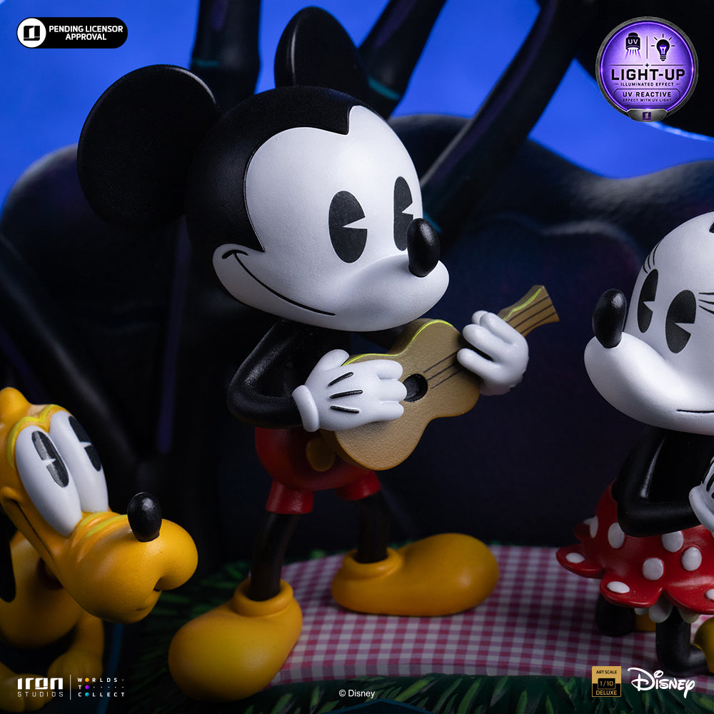 Statue de la journée de Mickey, Minnie et Pluto au parc - Disney Classics - Deluxe Art Scale 1/10 - Précommande