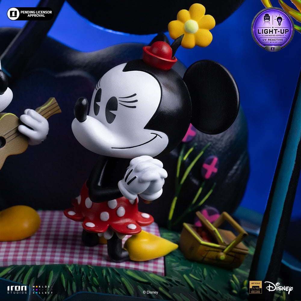Statue de la journée de Mickey, Minnie et Pluto au parc - Disney Classics - Deluxe Art Scale 1/10 - Précommande