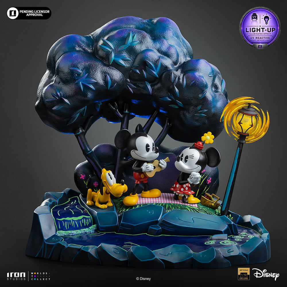 Statue de la journée de Mickey, Minnie et Pluto au parc - Disney Classics - Deluxe Art Scale 1/10 - Précommande
