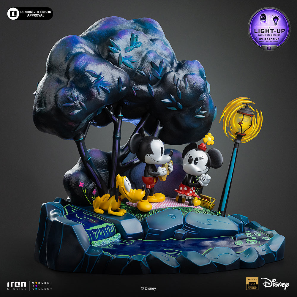 Statue de la journée de Mickey, Minnie et Pluto au parc - Disney Classics - Deluxe Art Scale 1/10 - Précommande