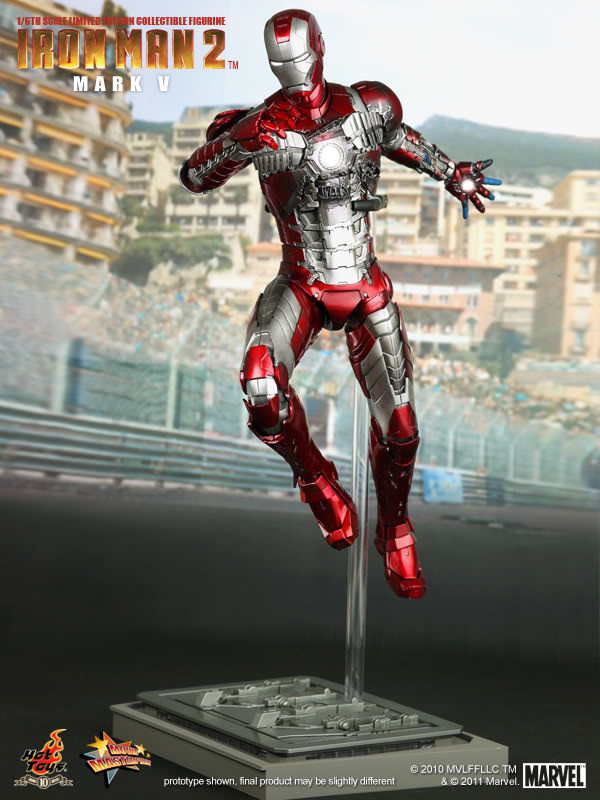 Iron Man (Mark V), Actionfigur im Maßstab 1/6 - Hot Toys