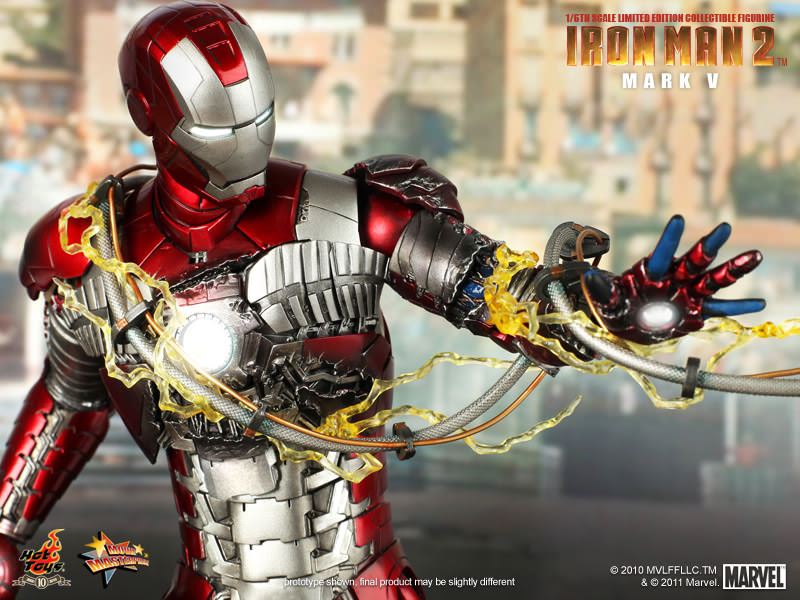 Iron Man (Mark V), Actionfigur im Maßstab 1/6 - Hot Toys
