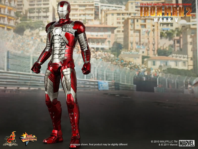 Iron Man (Mark V), Actionfigur im Maßstab 1/6 - Hot Toys