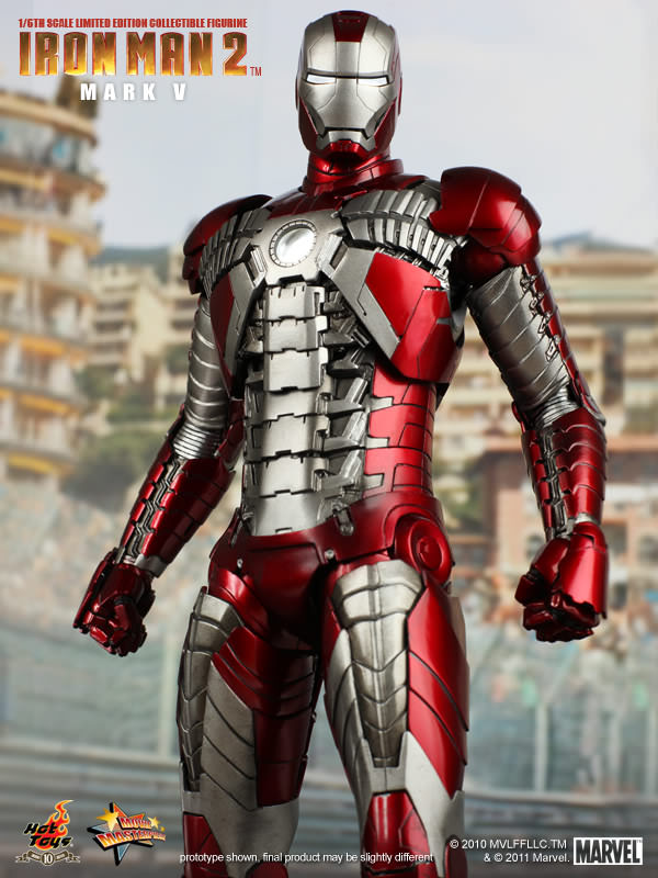Iron Man (Mark V), Actionfigur im Maßstab 1/6 - Hot Toys
