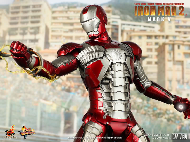 Iron Man (Mark V), Actionfigur im Maßstab 1/6 - Hot Toys