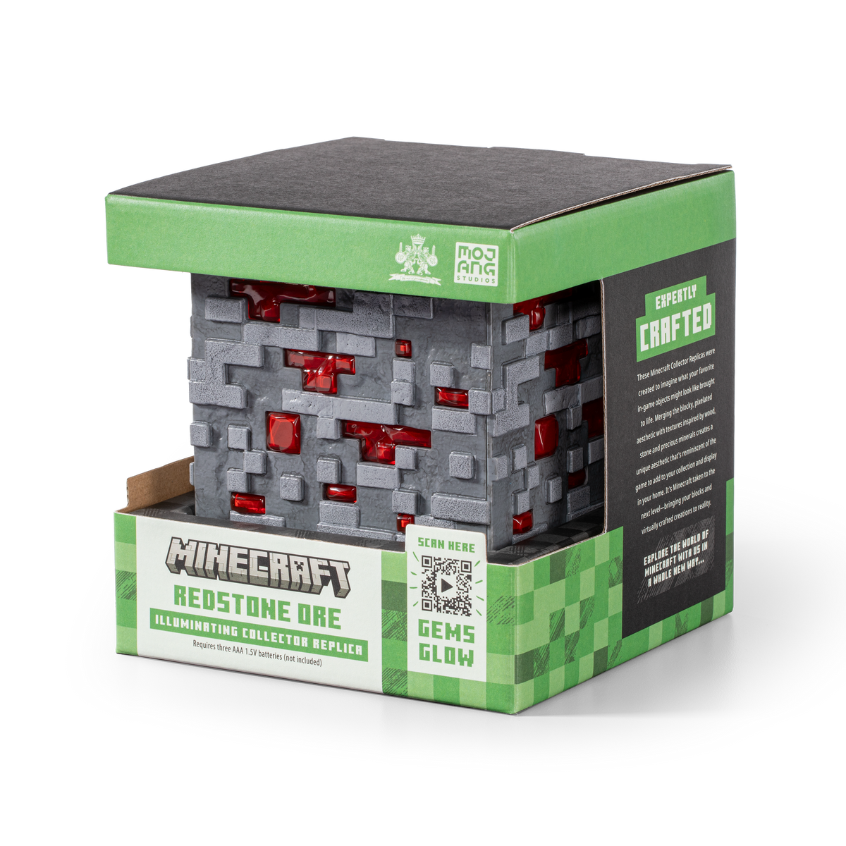 Redstone Ore LED Light - Touch-Control Collector Replica