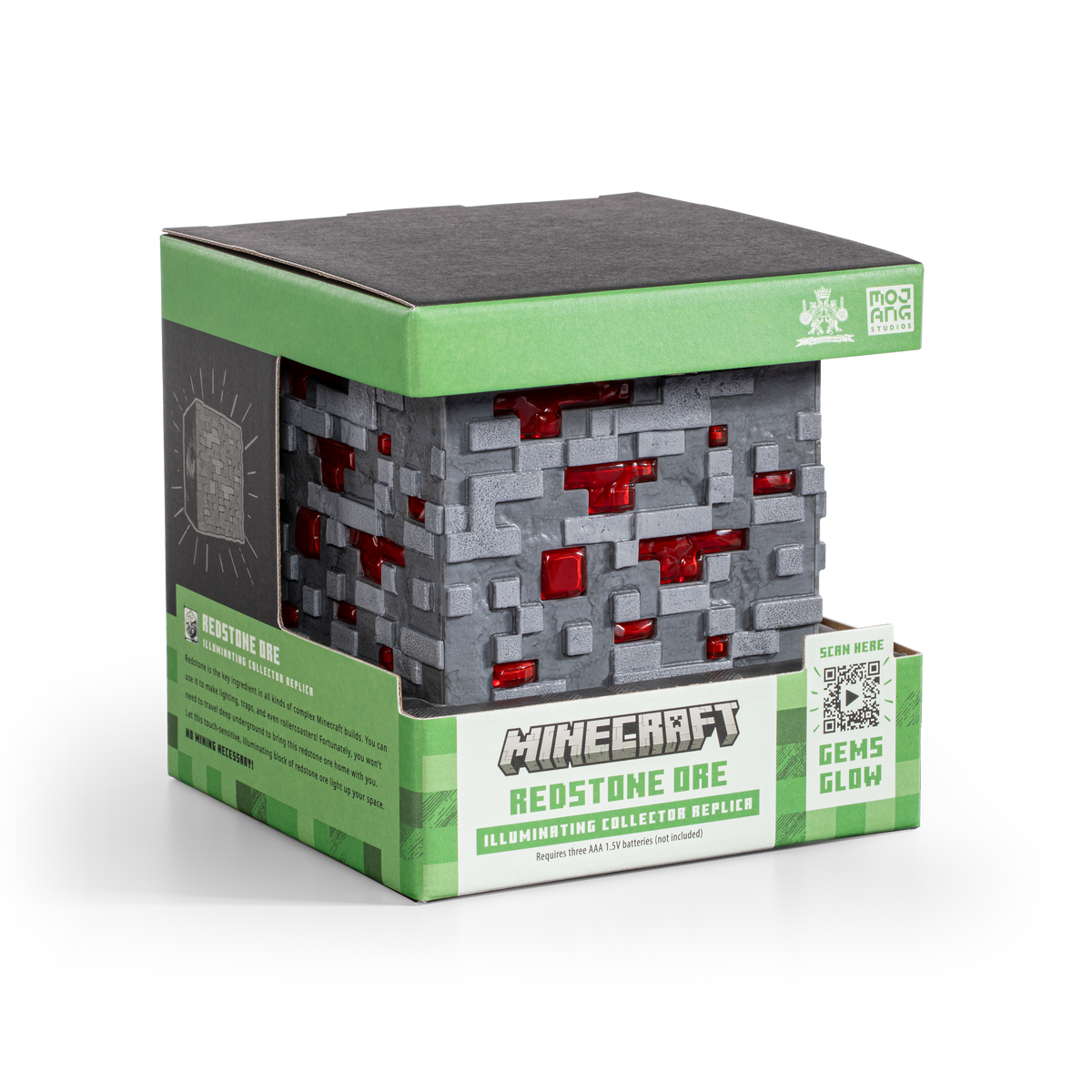 Redstone Ore LED Light - Touch-Control Collector Replica