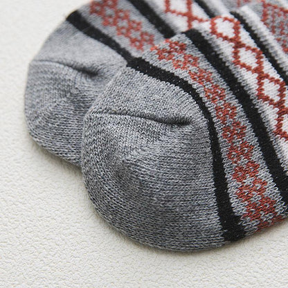 Nordic Winter Socks | Scandinavian Pattern Wool Blend
