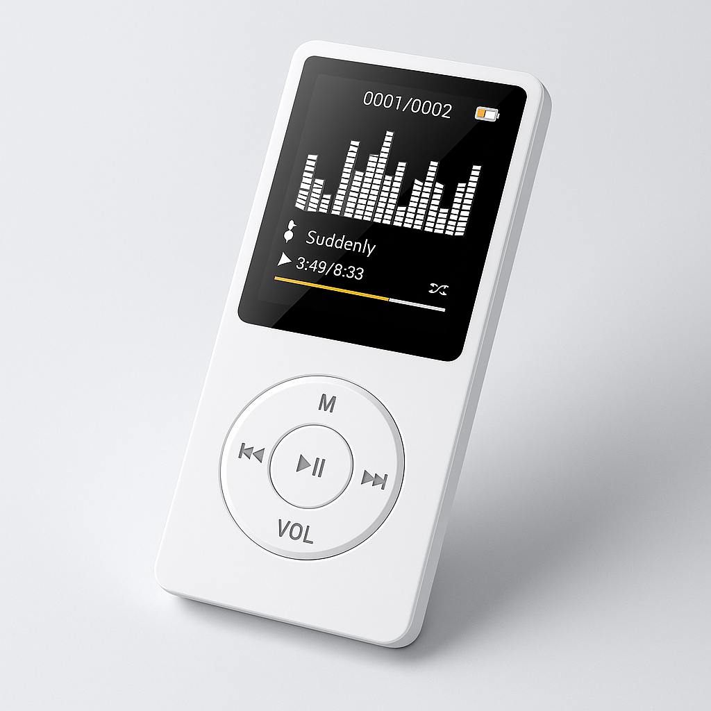 Portable MP3 Music Player - Compact Digital Audio Player
