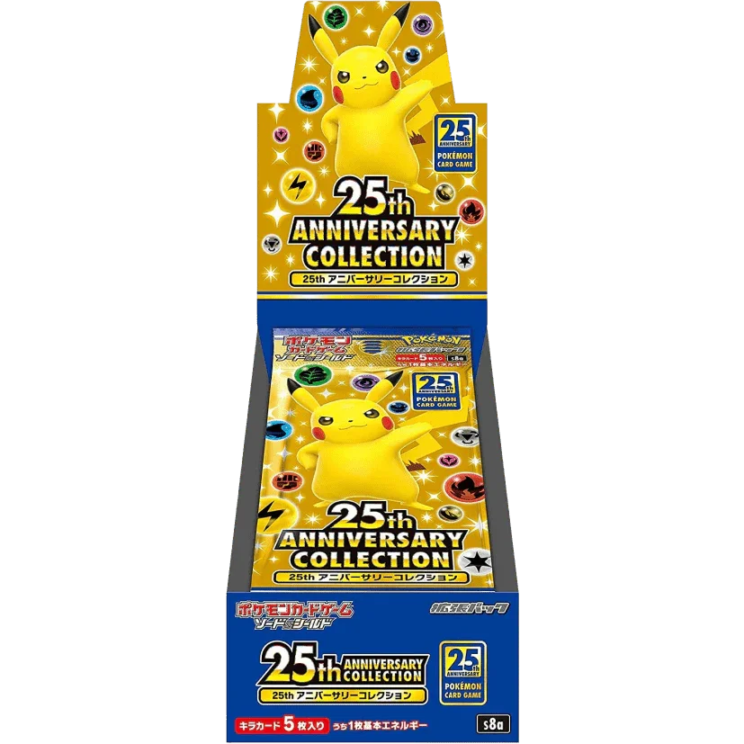 Pokémon-Sammelkartenspiel - Schwert & Schild - 25th Anniversary Collection (S8a) - Booster-Box (Japanisch)
