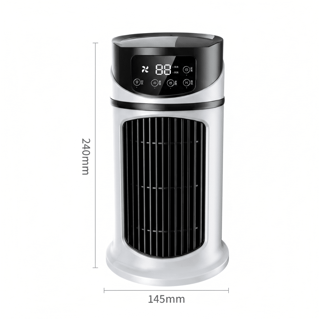 POLARBREEZE | USB Luftkühler mit Ventilator & Luftbefeuchter