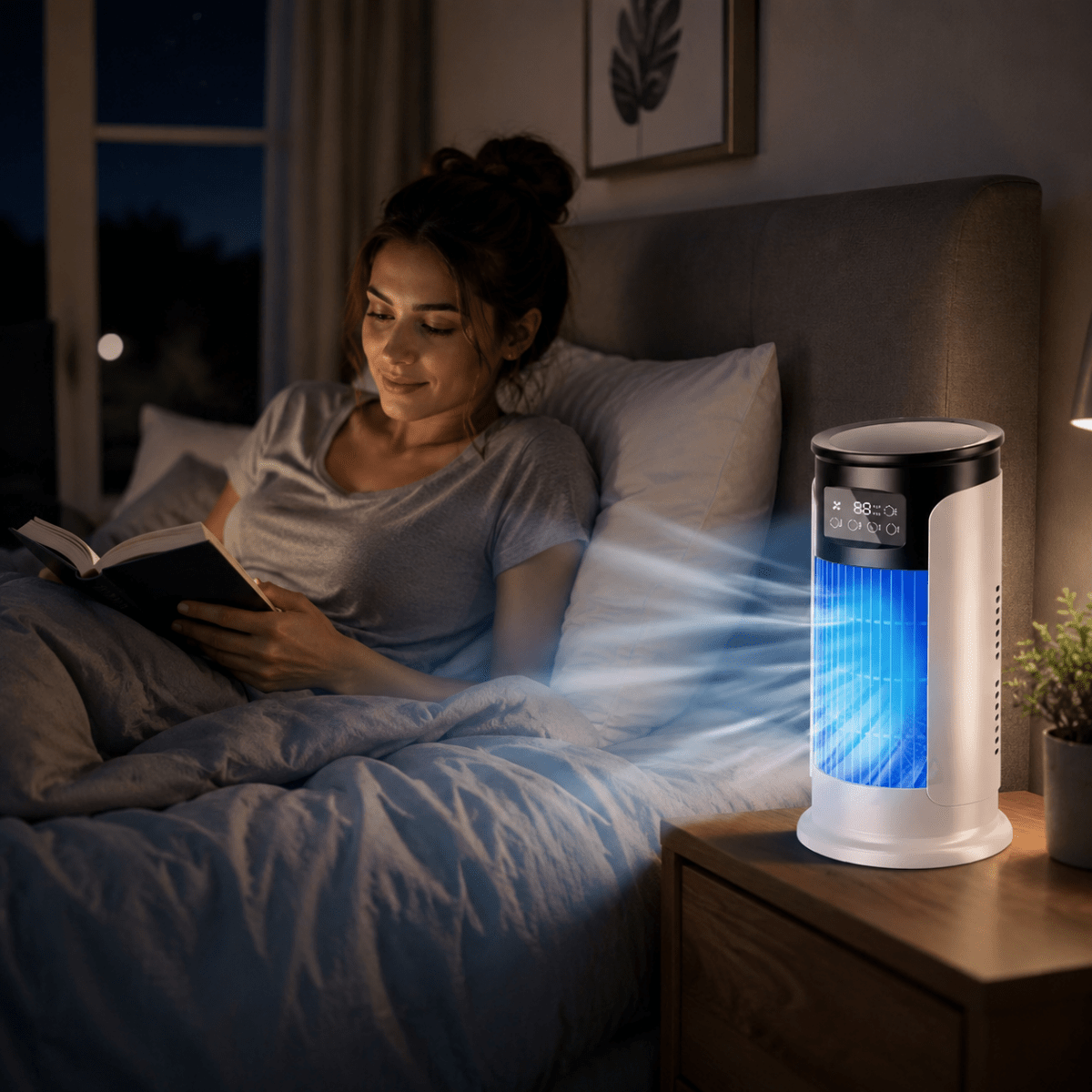 POLARBREEZE | USB Luftkühler mit Ventilator & Luftbefeuchter