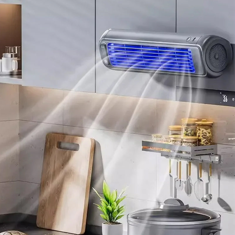 Niki Wall-Mountable Portable Air Cooler with 12-Hour Battery