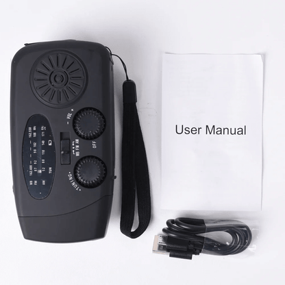 Travel-Friendly Multi-Function Wind-Up Radio