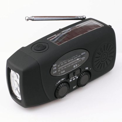 Travel-Friendly Multi-Function Wind-Up Radio