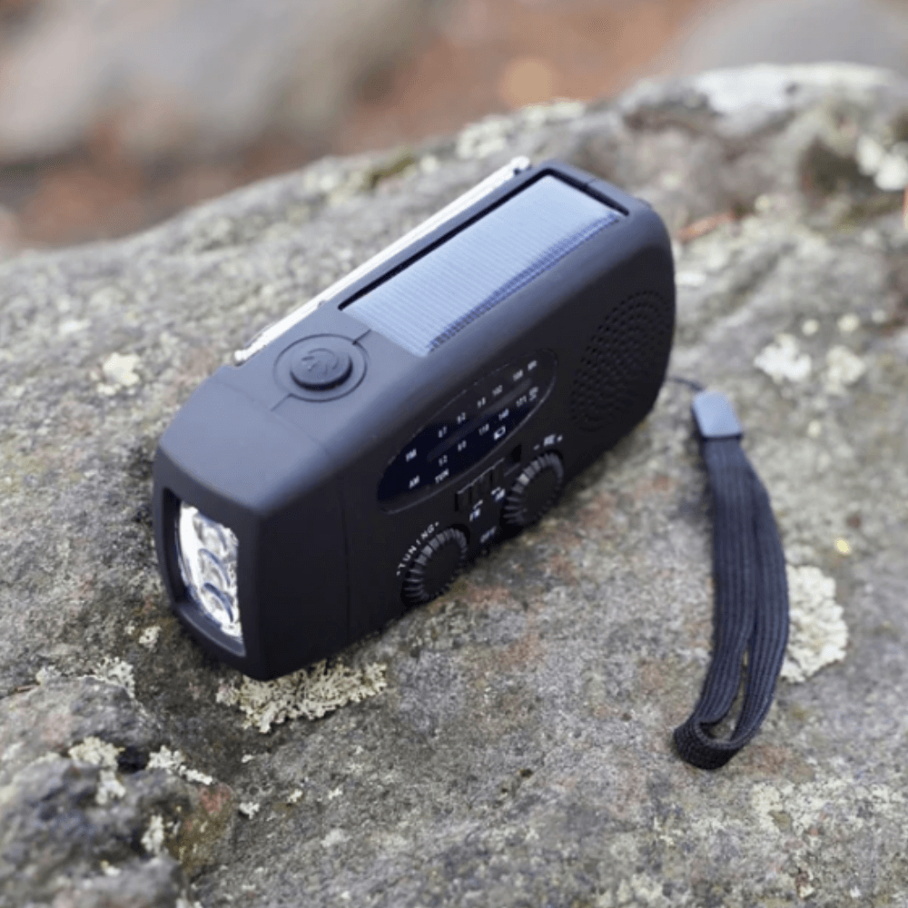 Travel-Friendly Multi-Function Wind-Up Radio