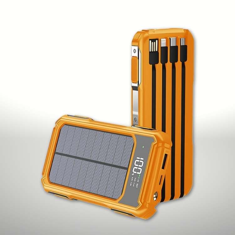 200,000mAh Solar Power Bank – PowerFlex Portable Outdoor Charger
