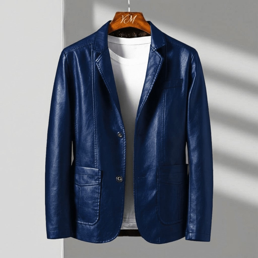 Luceno | Men’s Italian Leather Coat