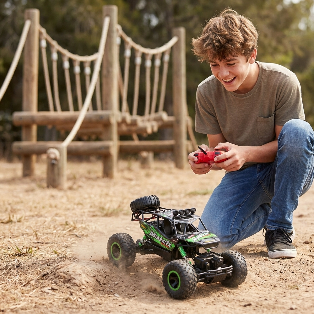 1:12 4WD RC Off-Road Truck with Two Rechargeable Batteries