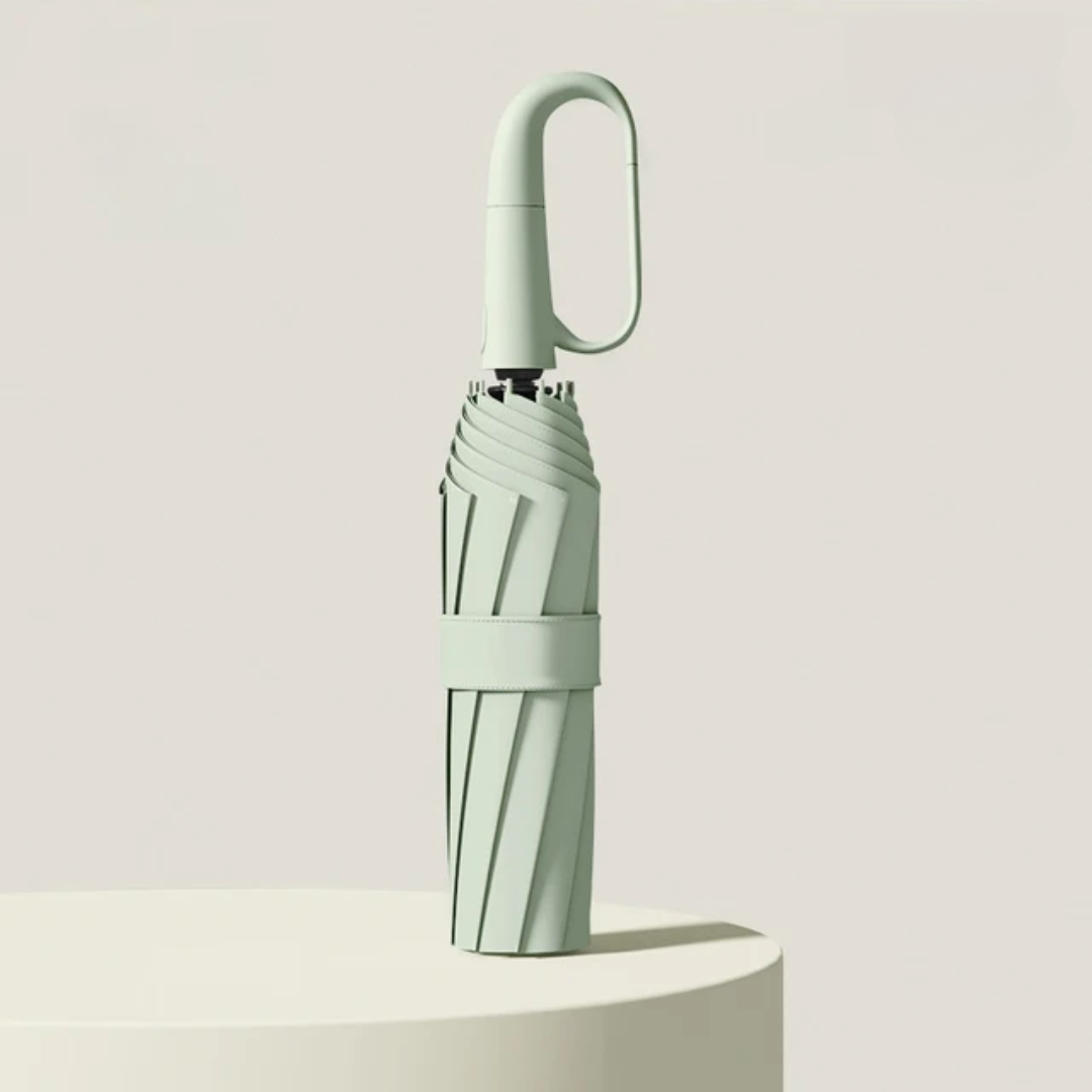 Windproof Space-Saving Umbrella | Reflective Travel Design