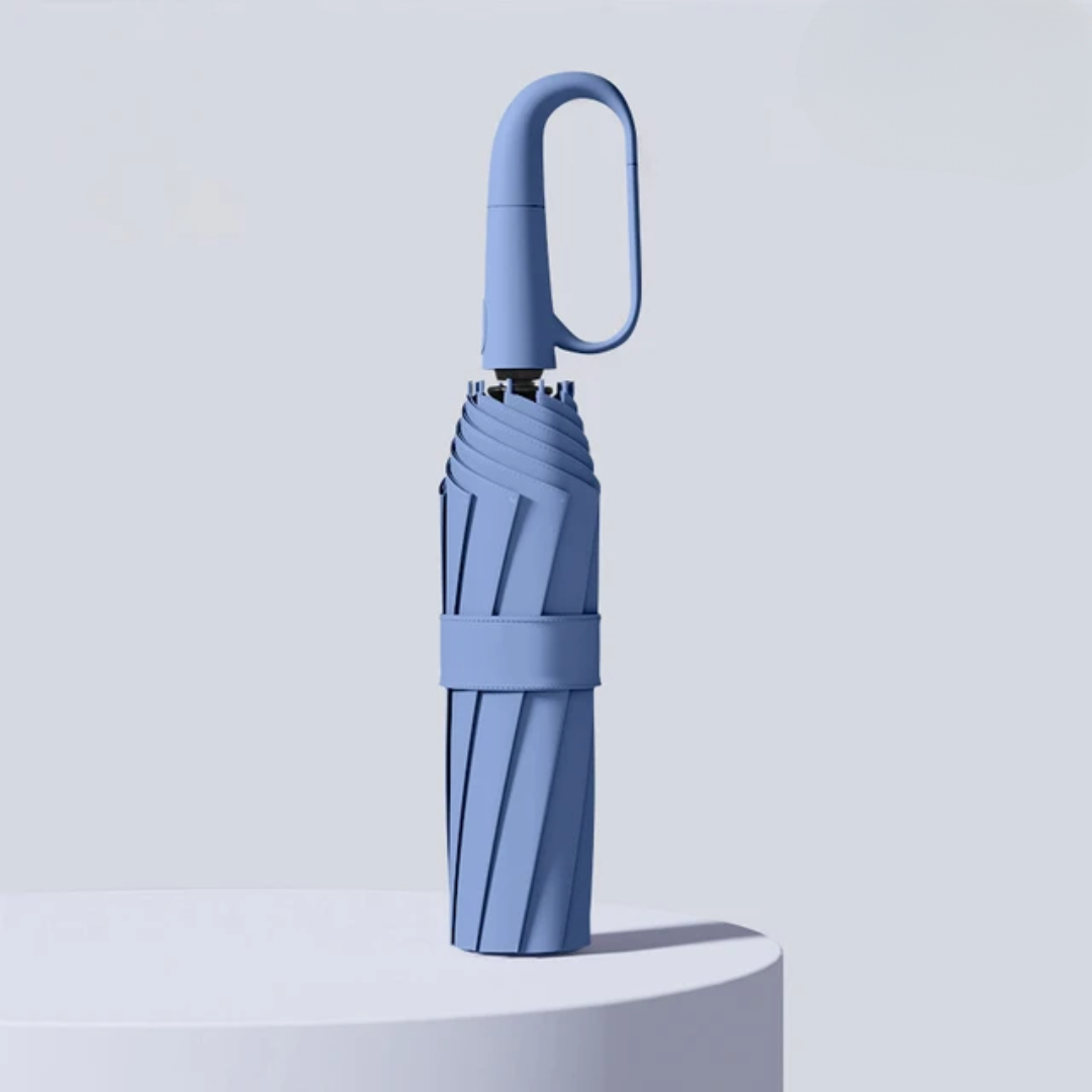 Windproof Space-Saving Umbrella | Reflective Travel Design