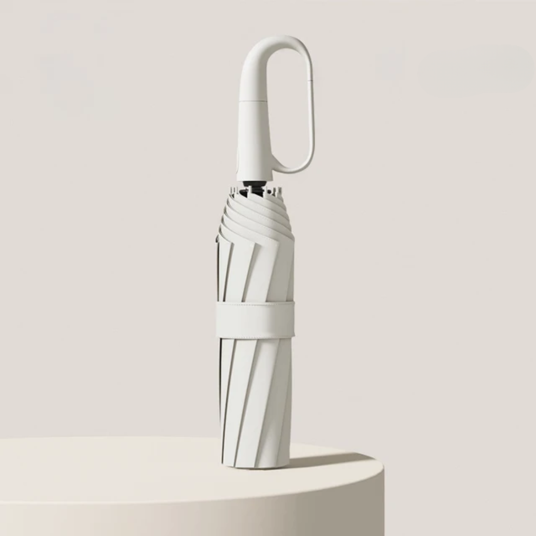 Windproof Space-Saving Umbrella | Reflective Travel Design