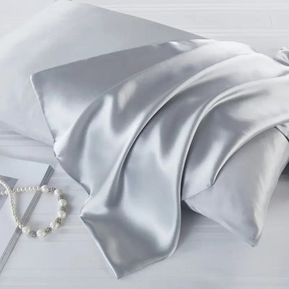 Silk Pillowcase Set for Skin & Hair - Twin Pack, Hypoallergenic