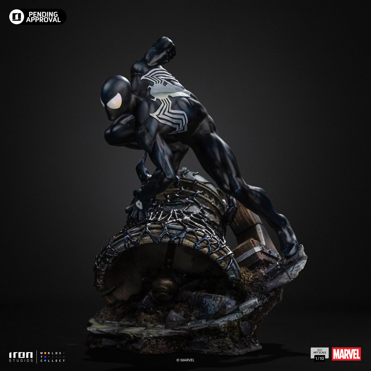 Spider-Man Black Statue - Marvel Comics - BDS Art Scale 1/10 - Iron Studios - Pre-Order