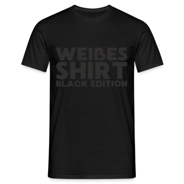 Oliver's White T-Shirt – Black Edition