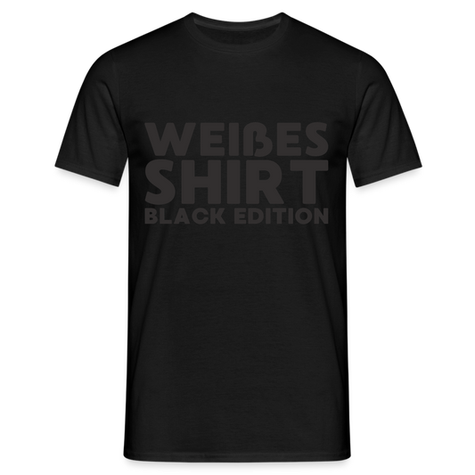 Oliver's White T-Shirt – Black Edition