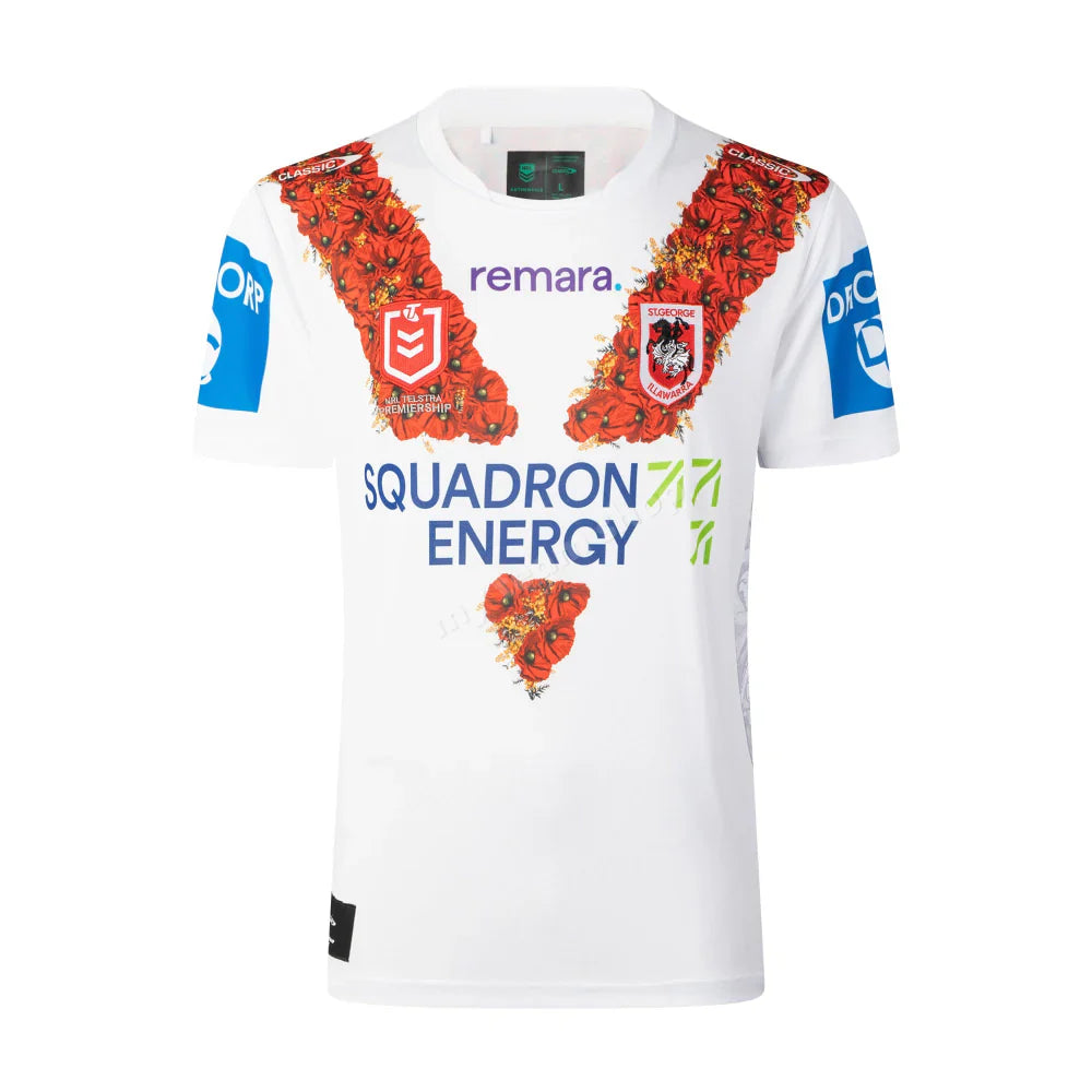 Maillot ANZAC 2026 des St. George Illawarra Dragons