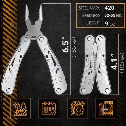 Stainless Steel 24-Tool Multifunctional Wire Cutter