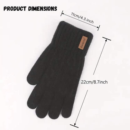 Chic Alpaca Knit Gloves