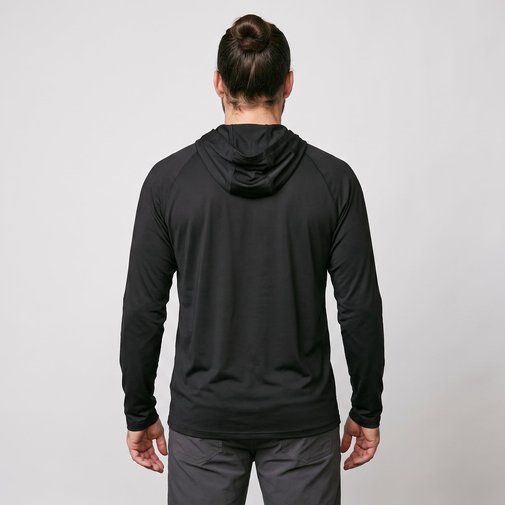 Men’s UPF 50+ Sun Hoodie – Quick-Dry Hiking & Fishing Top with Thumb Loops