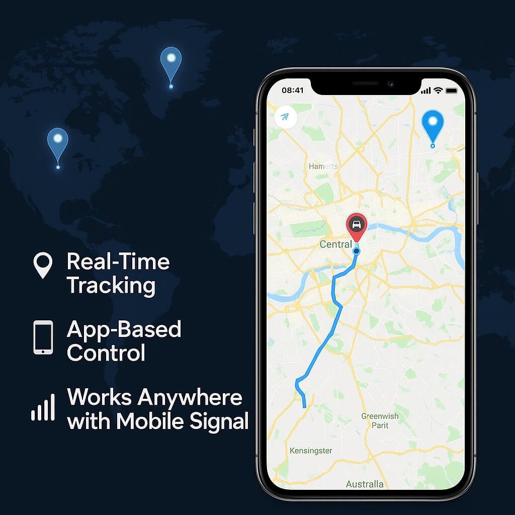 Ultra-Space-Saving Magnetic GPS Tracker