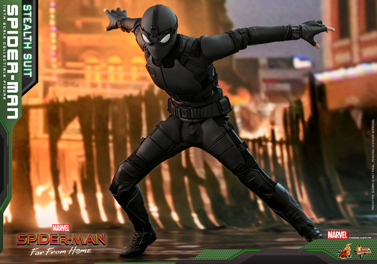 Spider-Man (Stealth Suit) 1/6 Scale Action Figure - Hot Toys