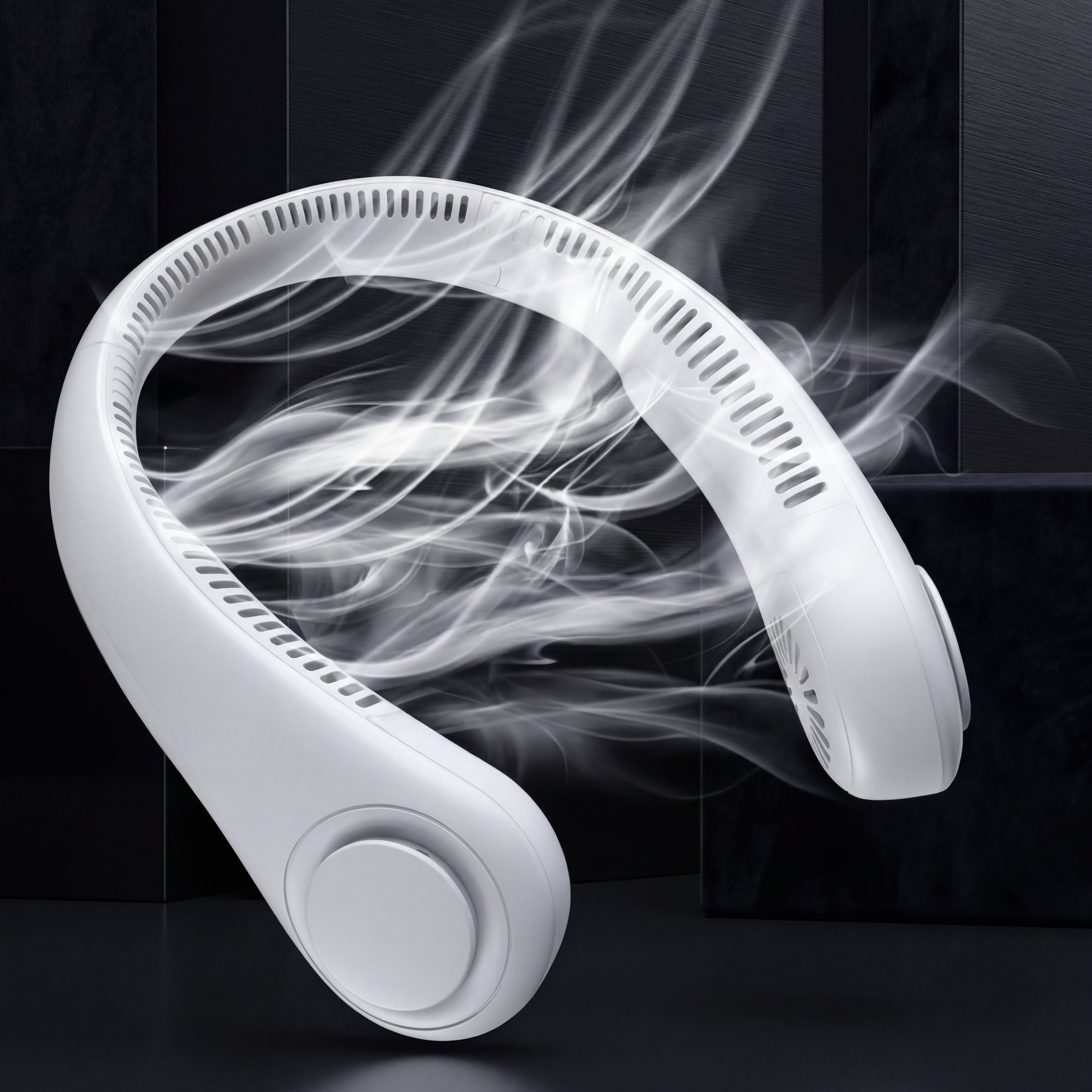 Oplaadbare draagbare neksventilator - handsfree draagbare verkoelingsventilator