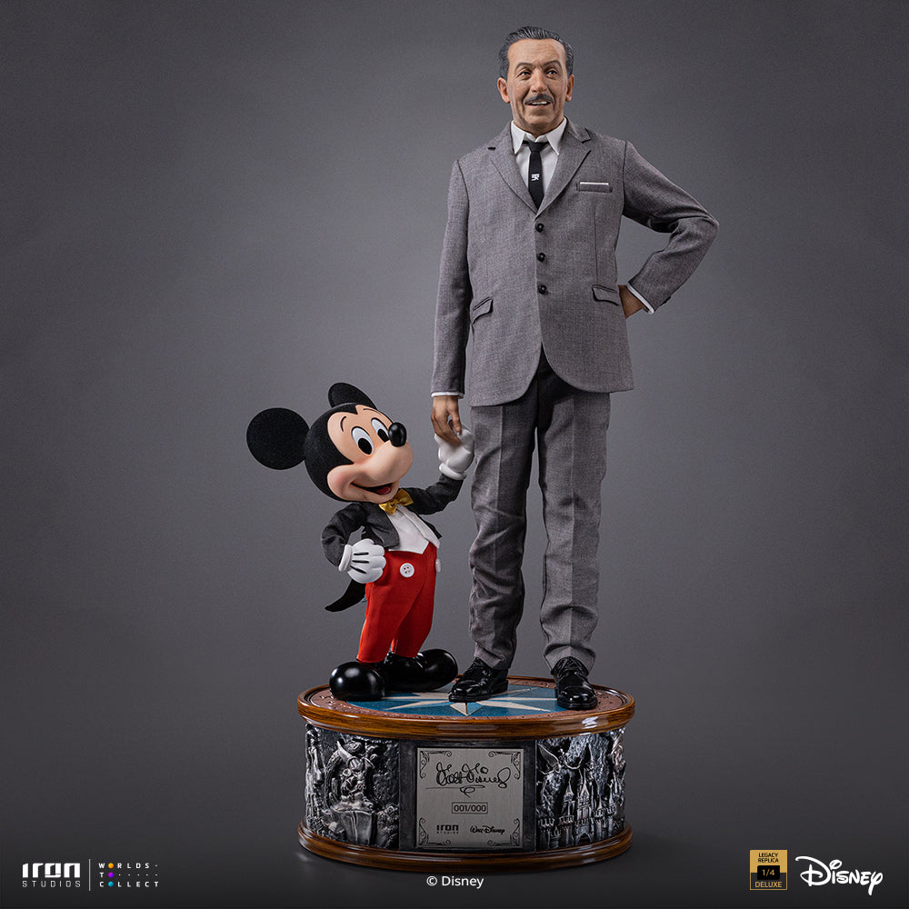 Statue de Walt Disney et Mickey Mouse - Disney Classics - Legacy Replica 1/4 - Précommande