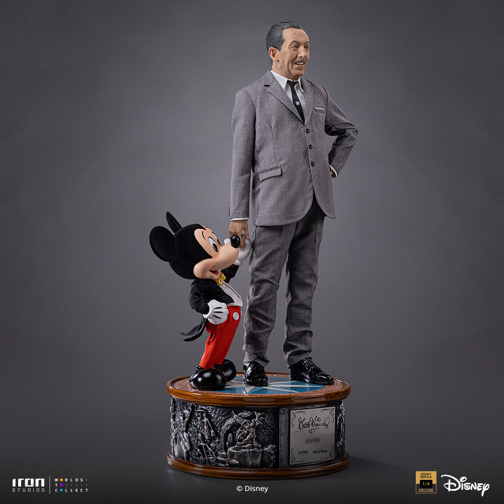 Statue de Walt Disney et Mickey Mouse - Disney Classics - Legacy Replica 1/4 - Précommande