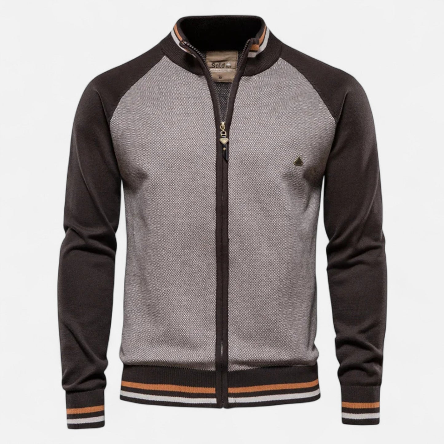 | Dorevelle Men’s Zipped Cotton Sweater